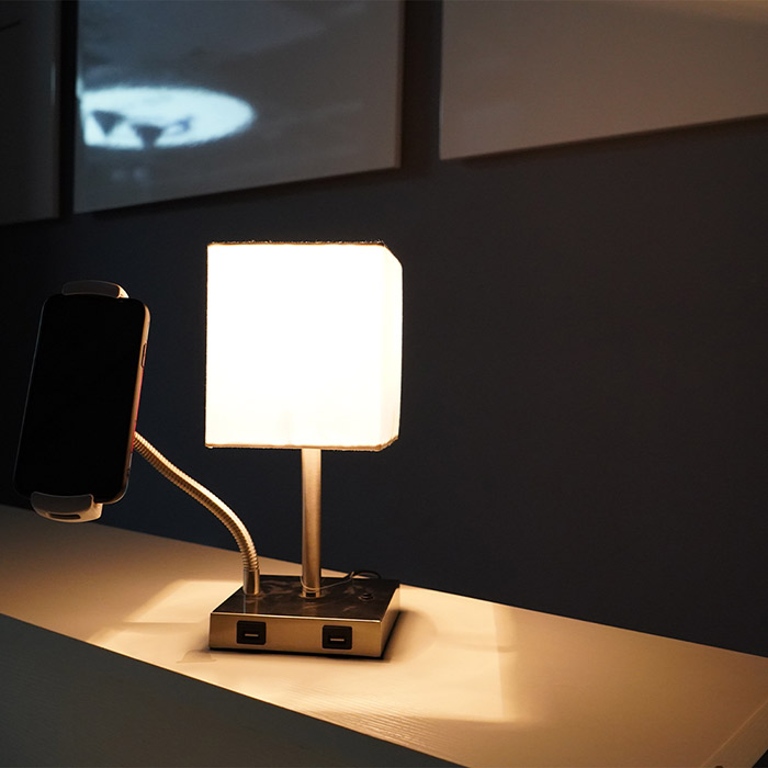 Lamp met USB-oplaadpoort